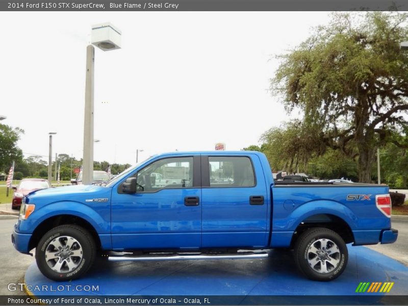 Blue Flame / Steel Grey 2014 Ford F150 STX SuperCrew