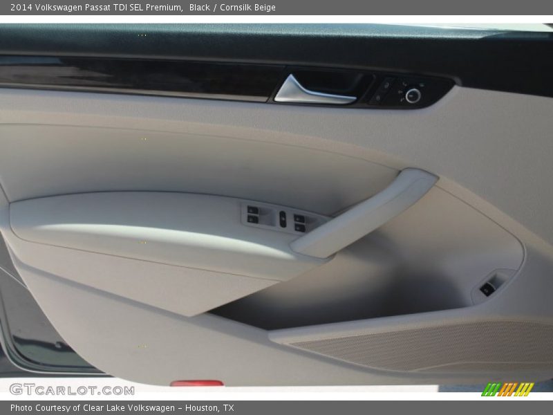 Black / Cornsilk Beige 2014 Volkswagen Passat TDI SEL Premium