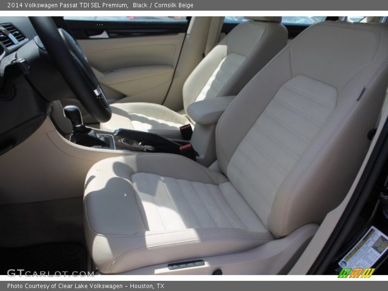 Black / Cornsilk Beige 2014 Volkswagen Passat TDI SEL Premium