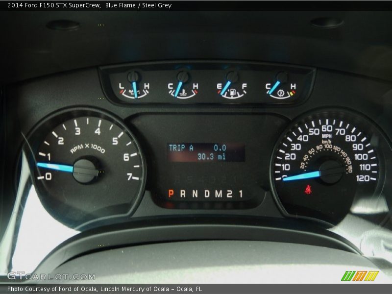 Blue Flame / Steel Grey 2014 Ford F150 STX SuperCrew