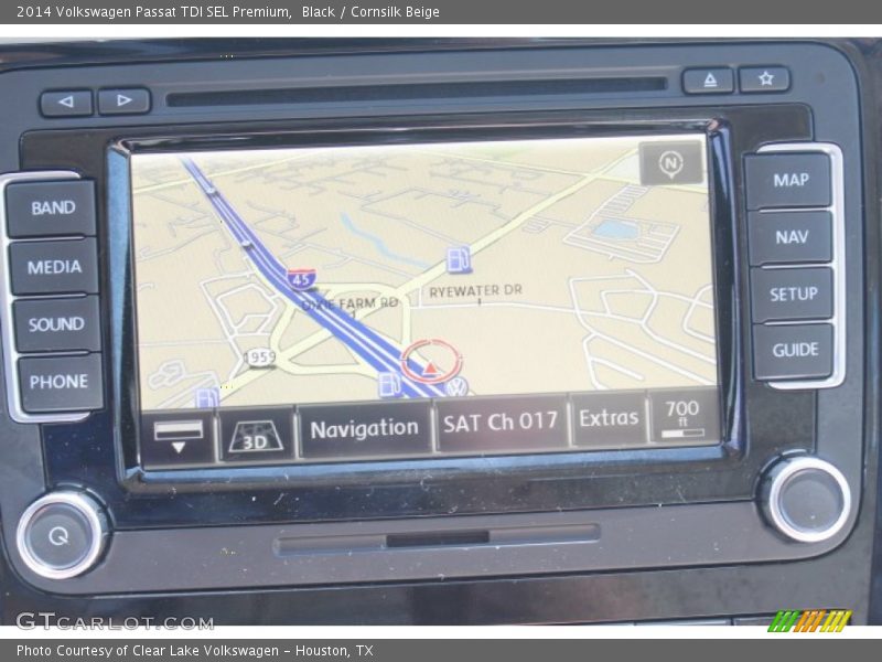 Black / Cornsilk Beige 2014 Volkswagen Passat TDI SEL Premium