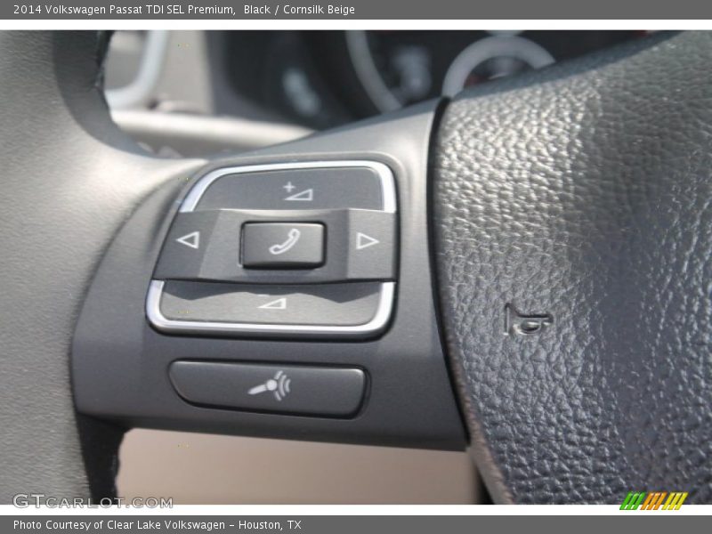 Black / Cornsilk Beige 2014 Volkswagen Passat TDI SEL Premium