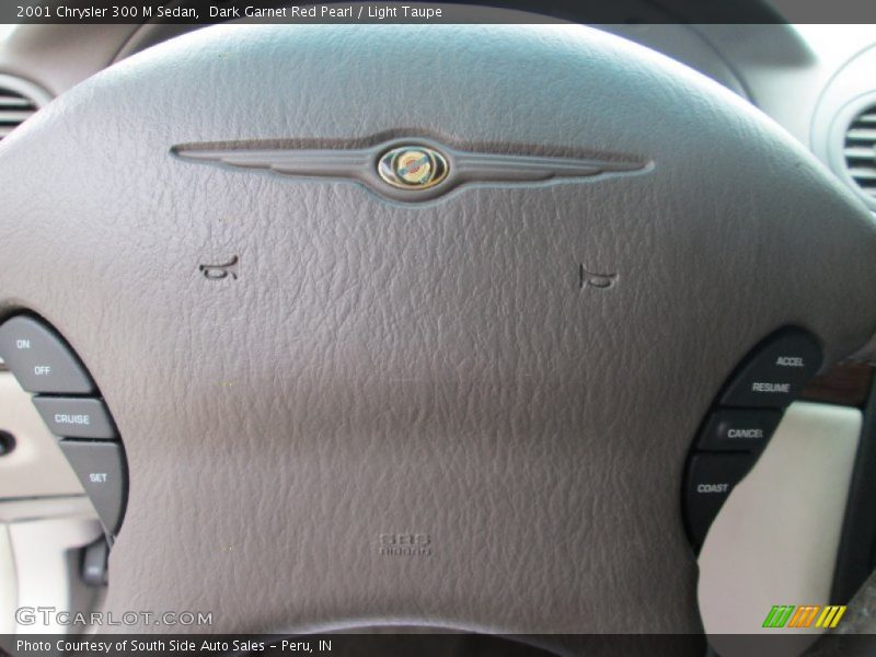 Dark Garnet Red Pearl / Light Taupe 2001 Chrysler 300 M Sedan