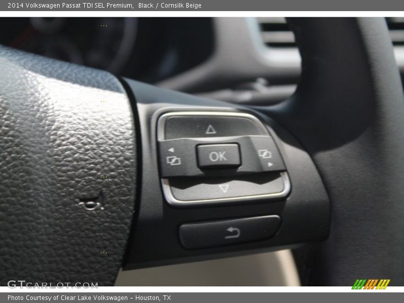 Black / Cornsilk Beige 2014 Volkswagen Passat TDI SEL Premium