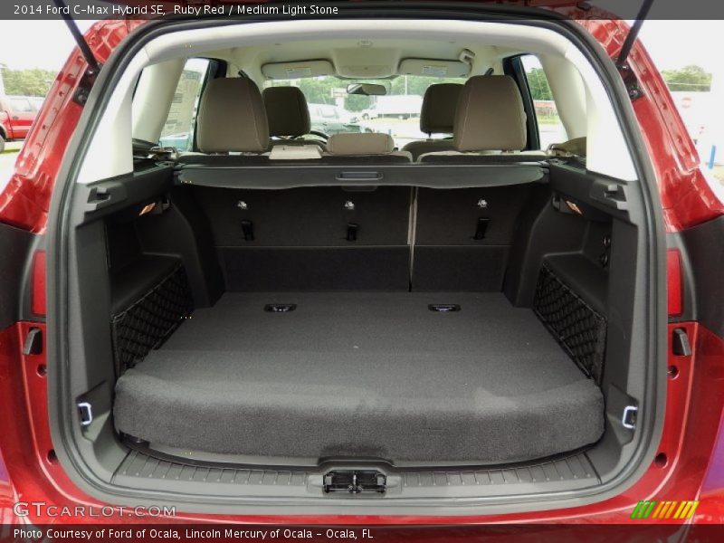 Ruby Red / Medium Light Stone 2014 Ford C-Max Hybrid SE