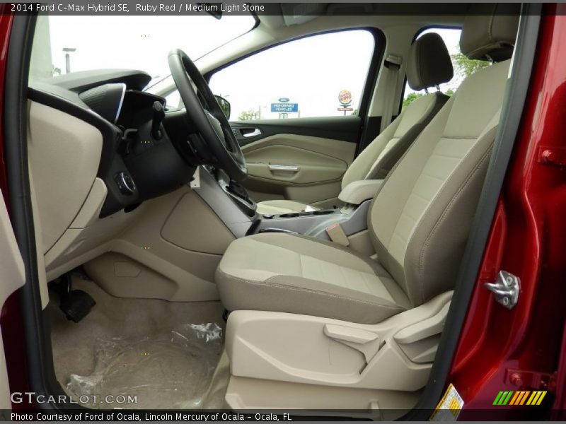 Ruby Red / Medium Light Stone 2014 Ford C-Max Hybrid SE