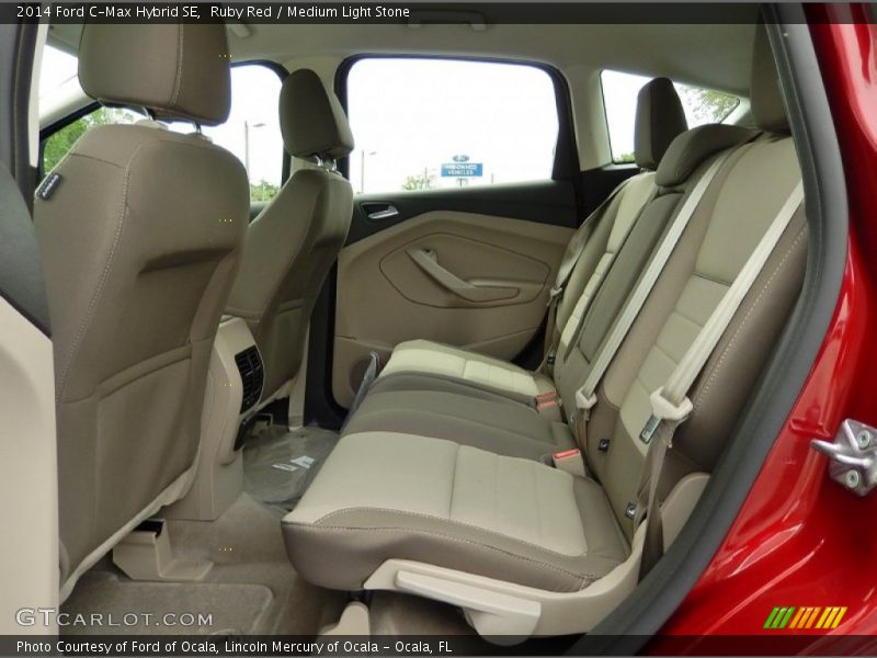 Ruby Red / Medium Light Stone 2014 Ford C-Max Hybrid SE