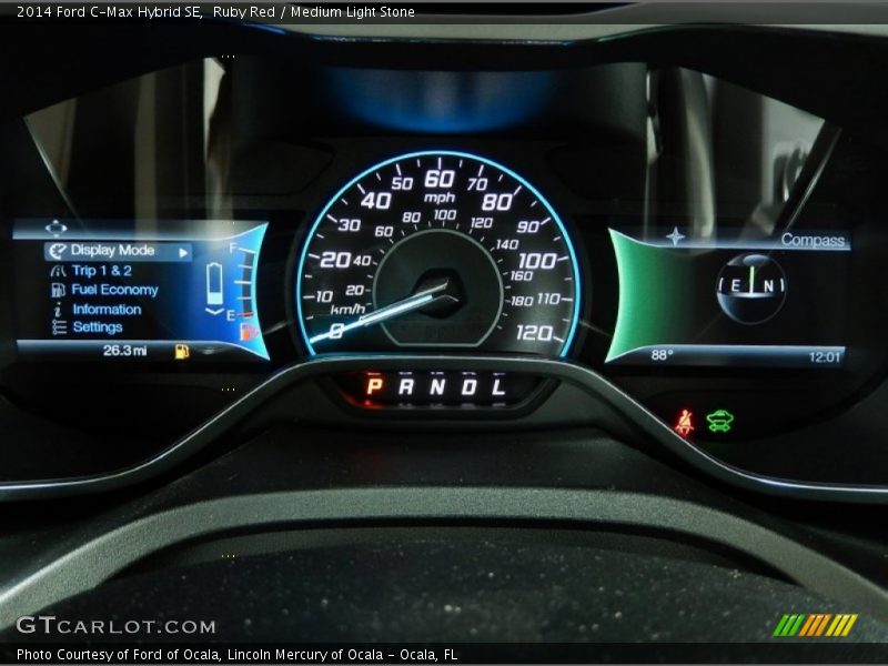 Ruby Red / Medium Light Stone 2014 Ford C-Max Hybrid SE