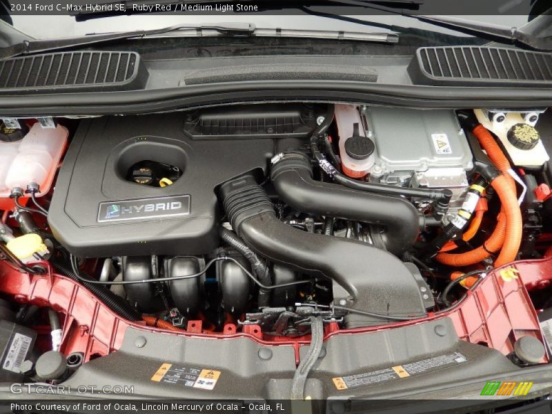 Ruby Red / Medium Light Stone 2014 Ford C-Max Hybrid SE