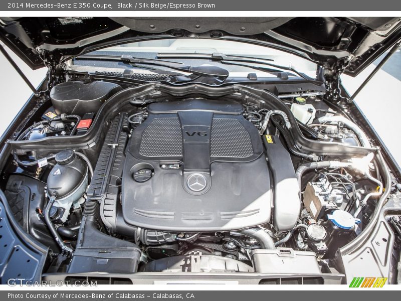 Black / Silk Beige/Espresso Brown 2014 Mercedes-Benz E 350 Coupe