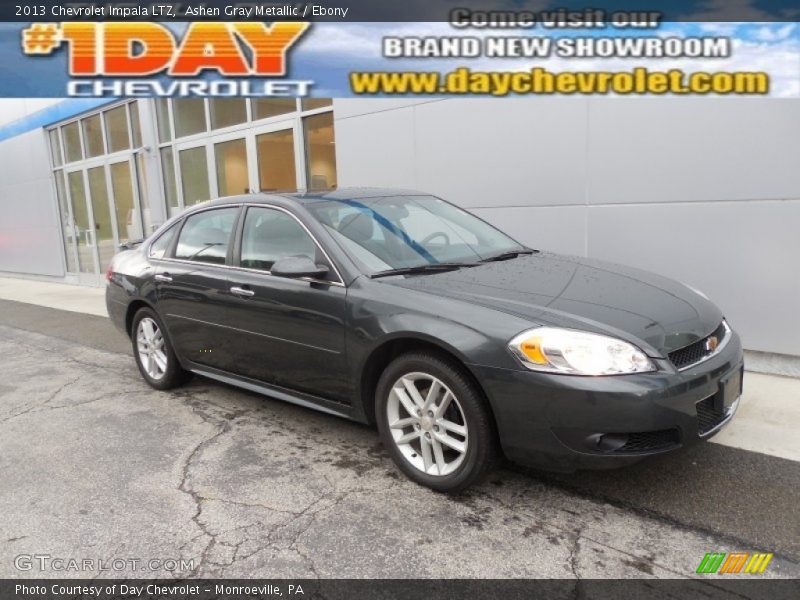 Ashen Gray Metallic / Ebony 2013 Chevrolet Impala LTZ
