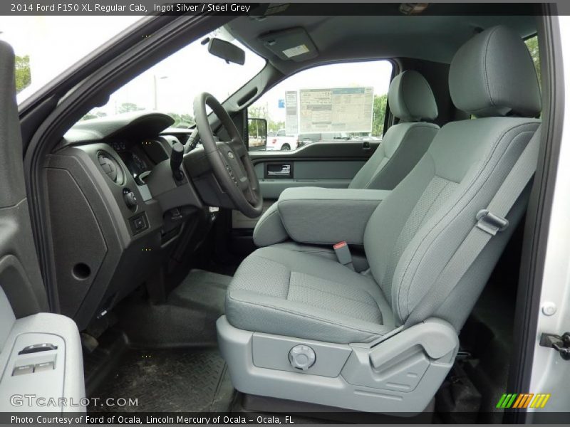 Front Seat of 2014 F150 XL Regular Cab