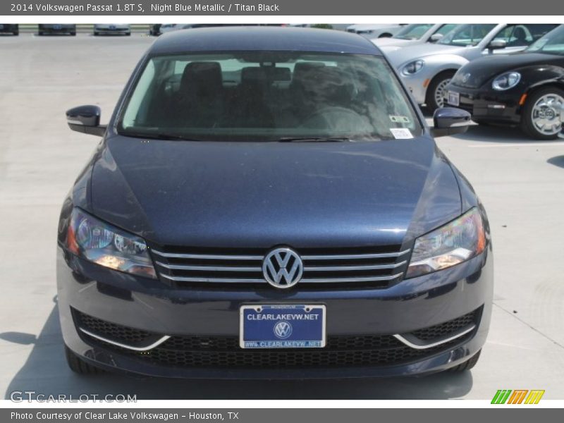 Night Blue Metallic / Titan Black 2014 Volkswagen Passat 1.8T S