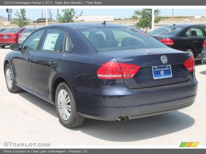 Night Blue Metallic / Titan Black 2014 Volkswagen Passat 1.8T S