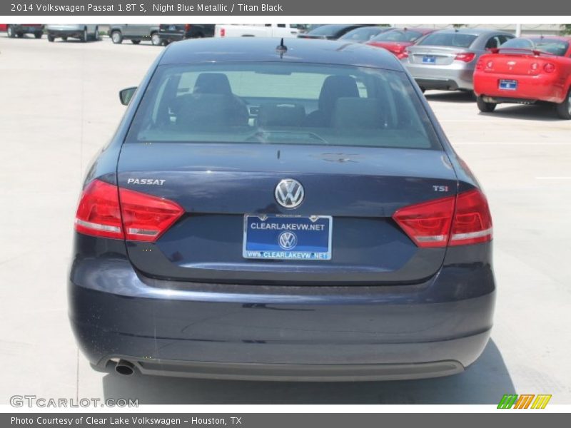 Night Blue Metallic / Titan Black 2014 Volkswagen Passat 1.8T S