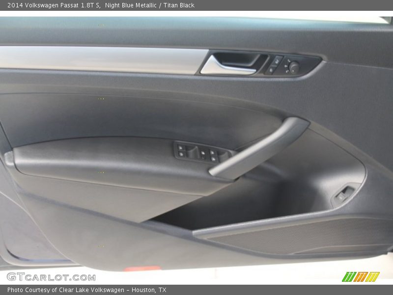 Night Blue Metallic / Titan Black 2014 Volkswagen Passat 1.8T S