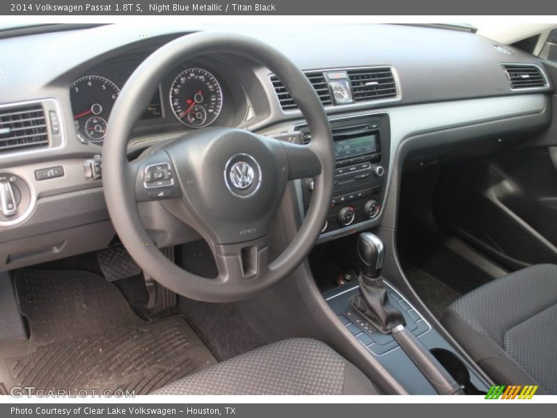 Night Blue Metallic / Titan Black 2014 Volkswagen Passat 1.8T S
