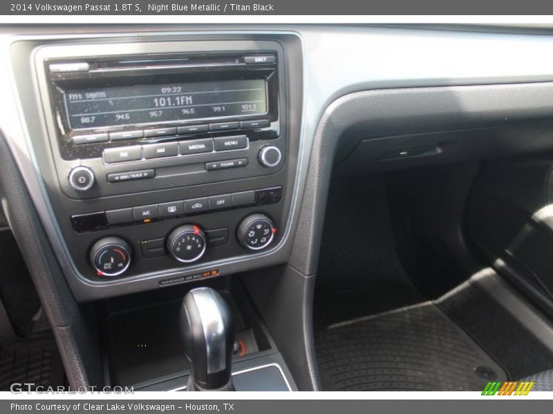 Night Blue Metallic / Titan Black 2014 Volkswagen Passat 1.8T S