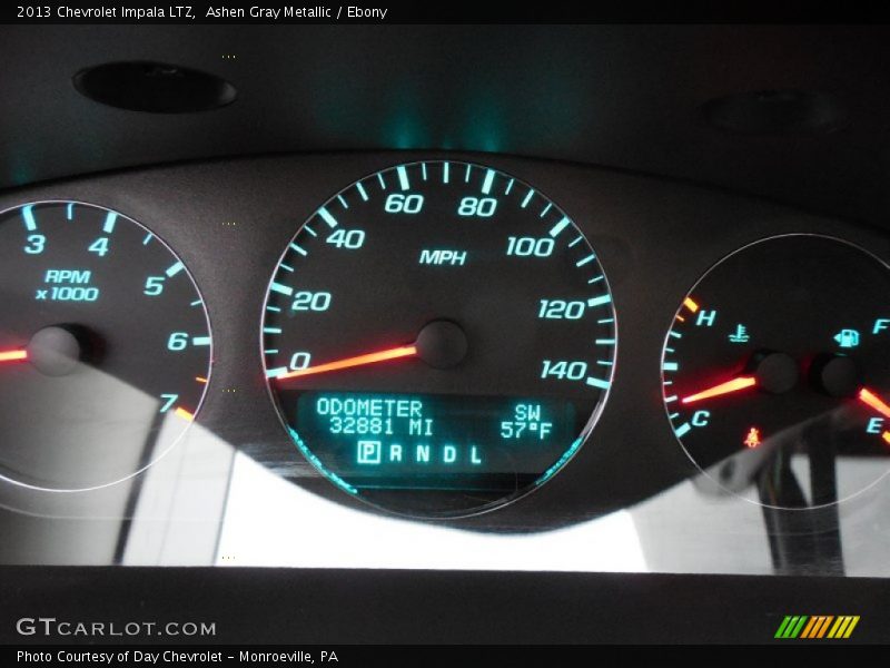 Ashen Gray Metallic / Ebony 2013 Chevrolet Impala LTZ