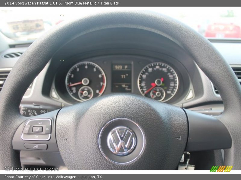 Night Blue Metallic / Titan Black 2014 Volkswagen Passat 1.8T S