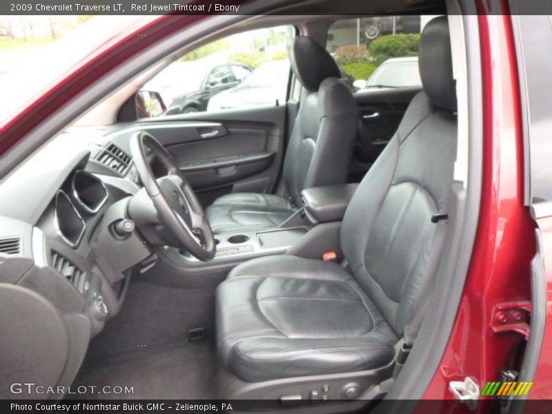 Red Jewel Tintcoat / Ebony 2009 Chevrolet Traverse LT