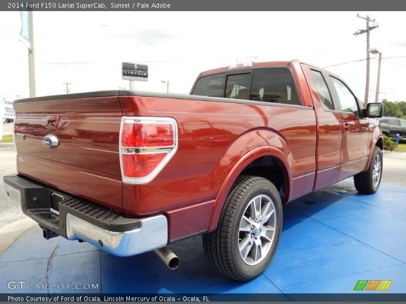 Sunset / Pale Adobe 2014 Ford F150 Lariat SuperCab