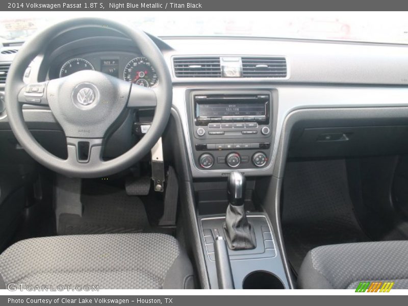 Night Blue Metallic / Titan Black 2014 Volkswagen Passat 1.8T S