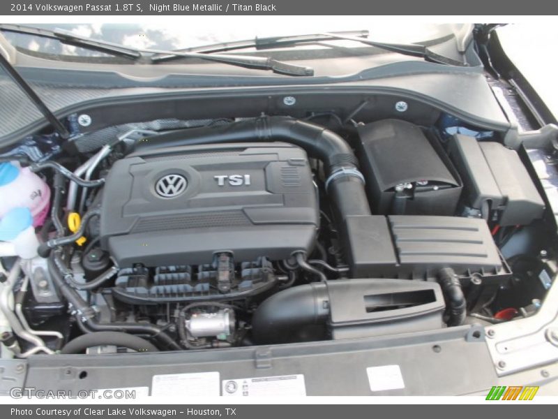 Night Blue Metallic / Titan Black 2014 Volkswagen Passat 1.8T S