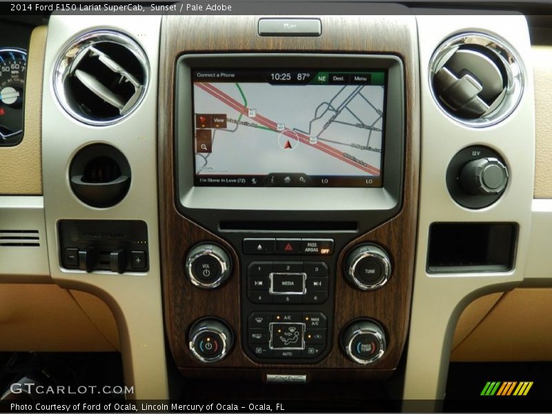 Navigation of 2014 F150 Lariat SuperCab