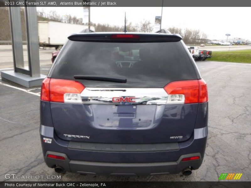 Atlantis Blue Metallic / Jet Black 2013 GMC Terrain SLT AWD