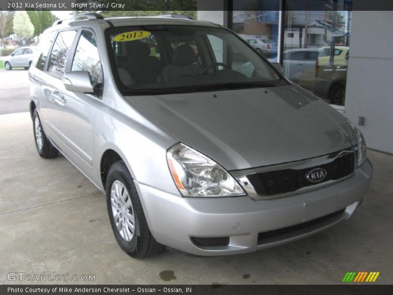 Bright Silver / Gray 2012 Kia Sedona LX