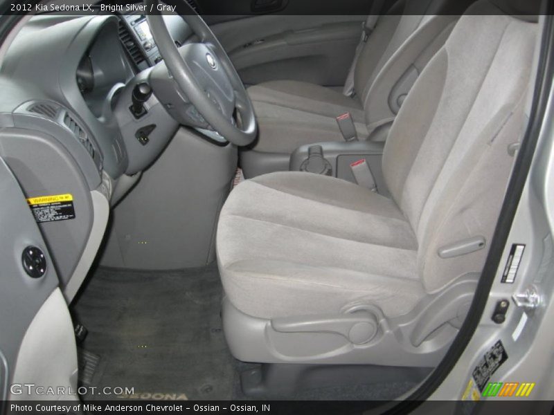 Bright Silver / Gray 2012 Kia Sedona LX