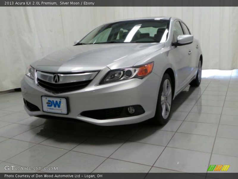 Silver Moon / Ebony 2013 Acura ILX 2.0L Premium
