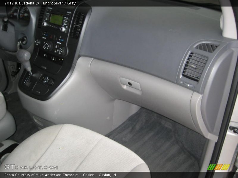 Bright Silver / Gray 2012 Kia Sedona LX