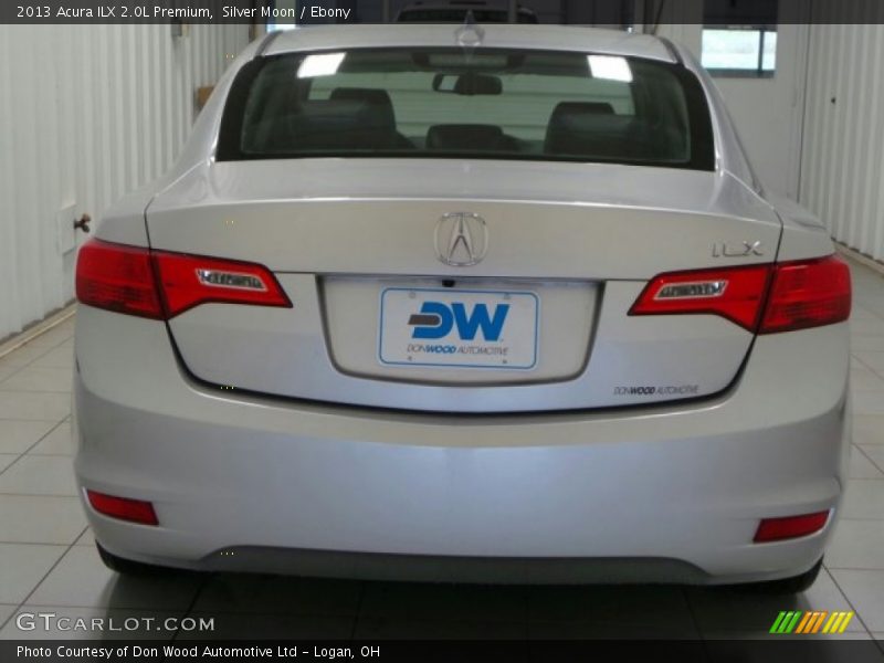 Silver Moon / Ebony 2013 Acura ILX 2.0L Premium