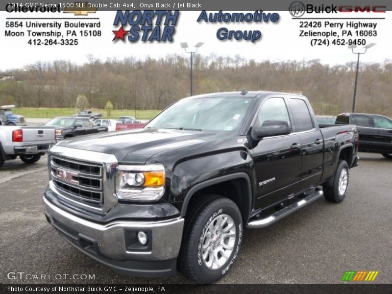 Onyx Black / Jet Black 2014 GMC Sierra 1500 SLE Double Cab 4x4