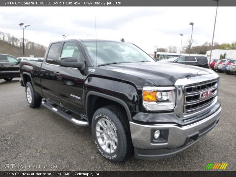Onyx Black / Jet Black 2014 GMC Sierra 1500 SLE Double Cab 4x4
