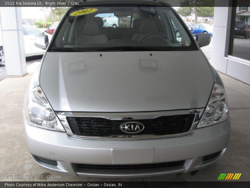 Bright Silver / Gray 2012 Kia Sedona LX