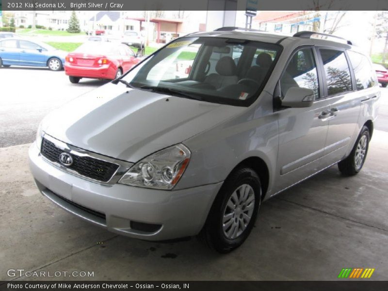 Bright Silver / Gray 2012 Kia Sedona LX