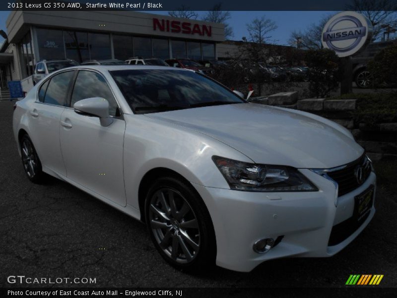 Starfire White Pearl / Black 2013 Lexus GS 350 AWD