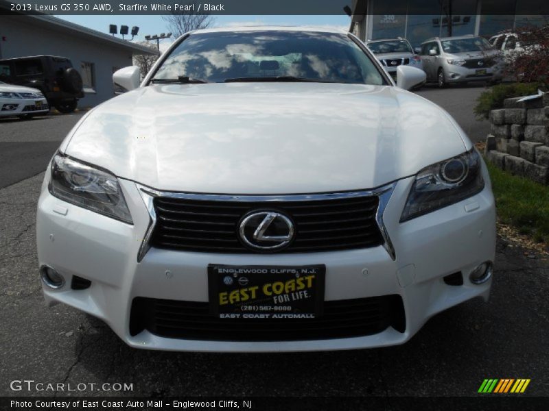 Starfire White Pearl / Black 2013 Lexus GS 350 AWD