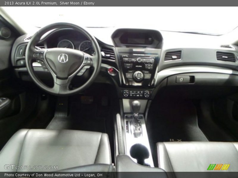 Silver Moon / Ebony 2013 Acura ILX 2.0L Premium