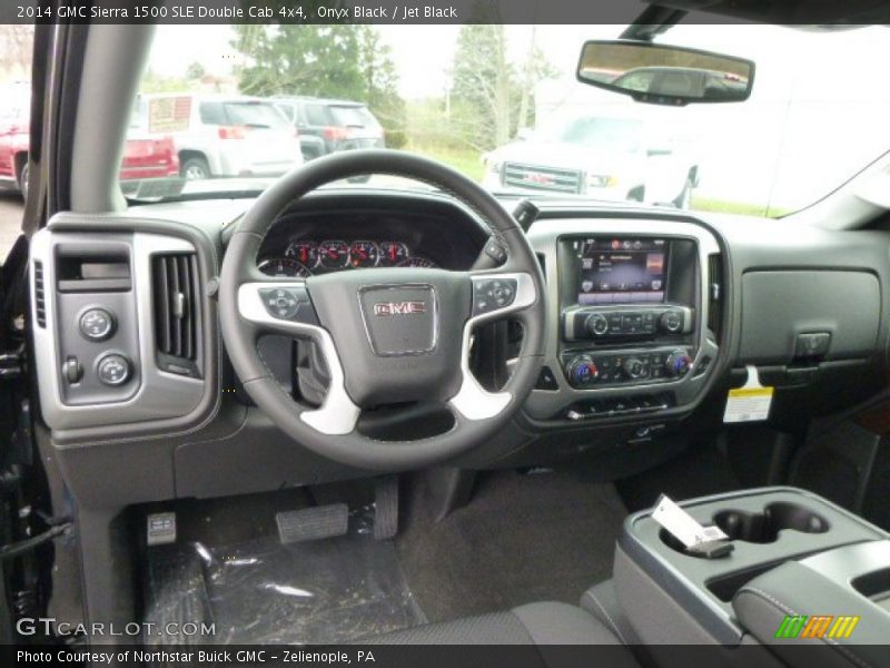Onyx Black / Jet Black 2014 GMC Sierra 1500 SLE Double Cab 4x4