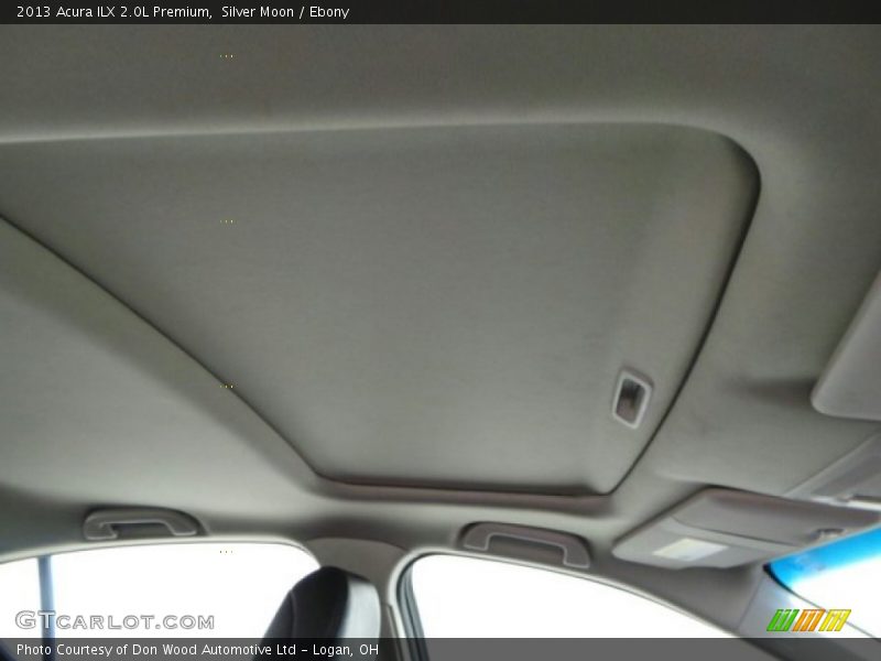 Silver Moon / Ebony 2013 Acura ILX 2.0L Premium