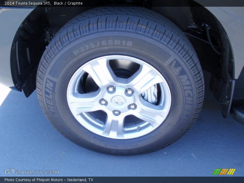 Black / Graphite 2014 Toyota Sequoia SR5