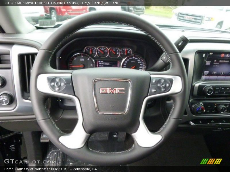 Onyx Black / Jet Black 2014 GMC Sierra 1500 SLE Double Cab 4x4