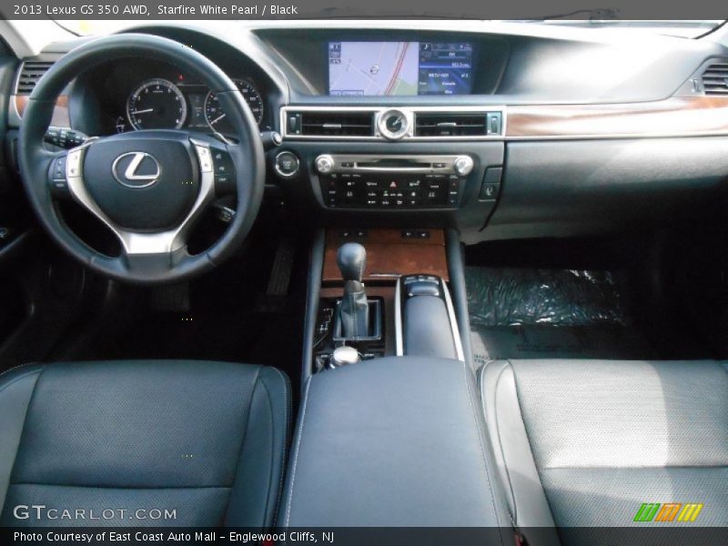 Starfire White Pearl / Black 2013 Lexus GS 350 AWD