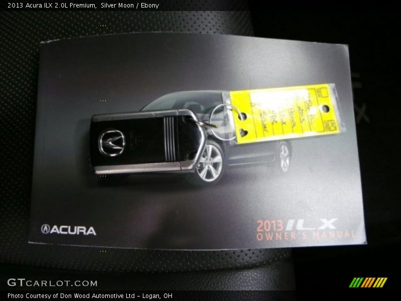 Silver Moon / Ebony 2013 Acura ILX 2.0L Premium