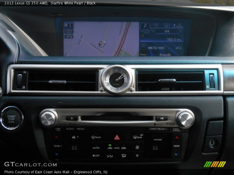 Starfire White Pearl / Black 2013 Lexus GS 350 AWD