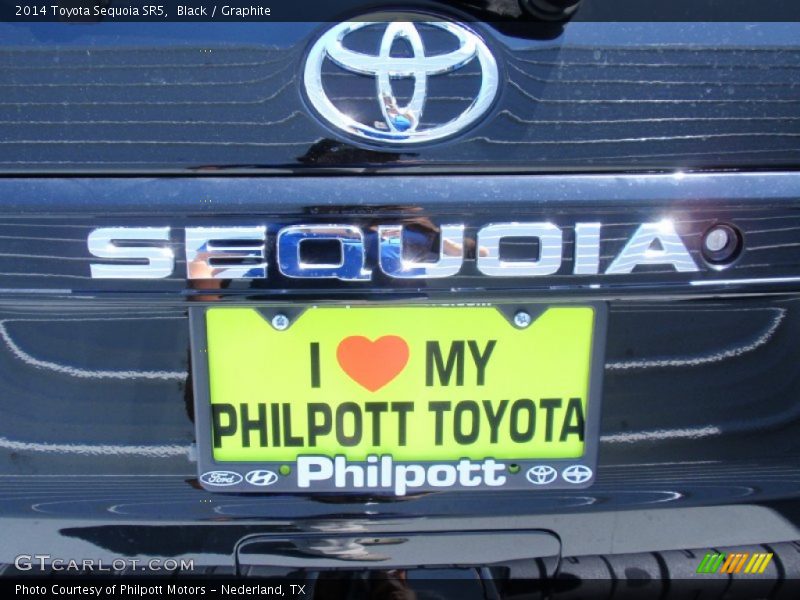 Black / Graphite 2014 Toyota Sequoia SR5